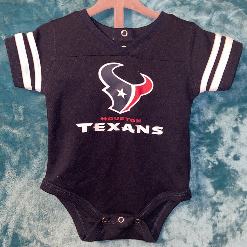 BUNDLE DISCOUNTS! Baby 3-6 mo Houston Texans NFL Team Apparel onesie jersey